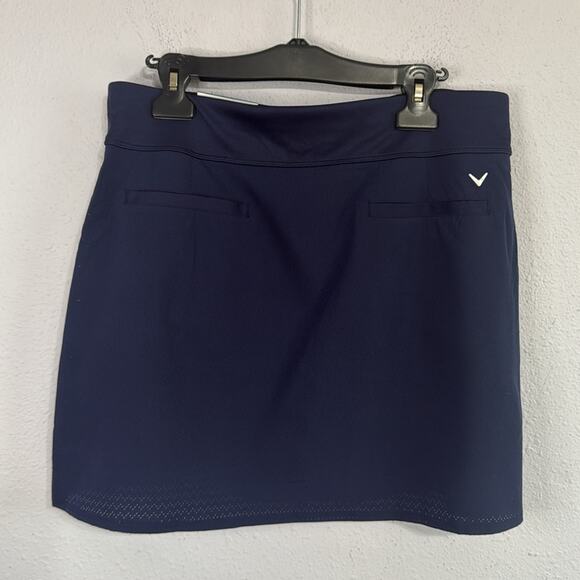 NWT Callaway Women Navy Pickleball/Tennis Skort with 17" Inseam size Large - Picture 2 of 7